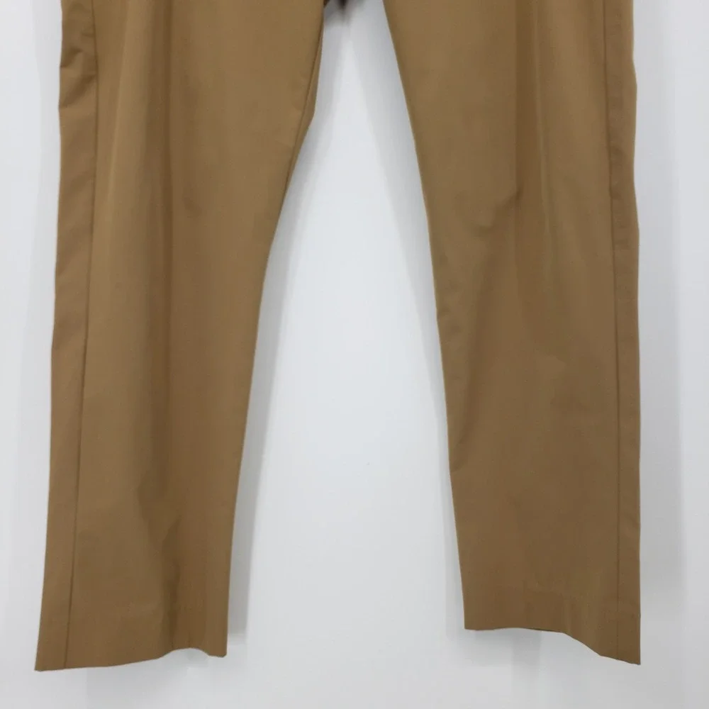 J. Crew Thompson Flex Pants Mens 33x30 Tan Khaki Tapered Chino Trousers Preppy